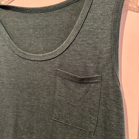 Long & green tee shirt tank dress - Picture 12 of 12